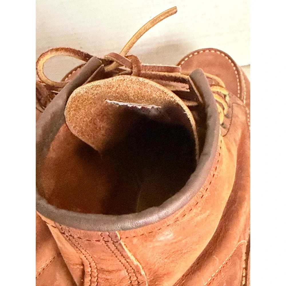 Red Wing Classic Moc Toe Boots Mens 10.5 D  Copper Leather  1907 Heritage USA